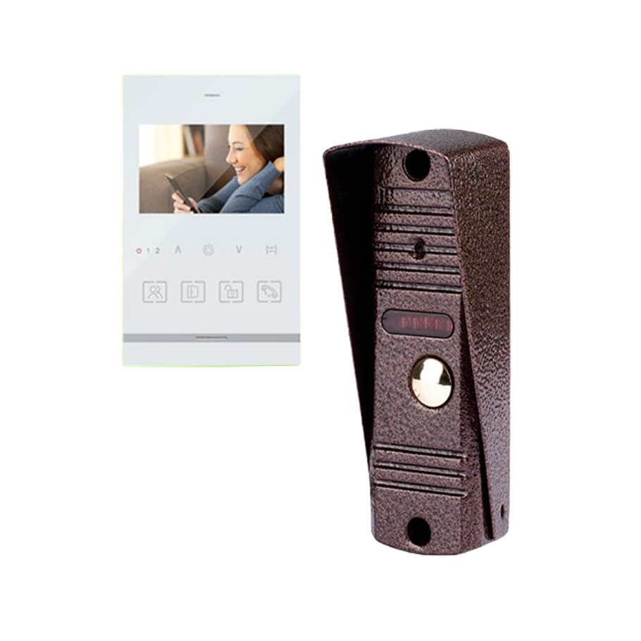 Bộ chuông cửa màn hình Analog ZKTeco VK04-A01 Kit